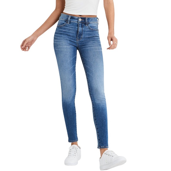 American Eagle Outfitters Denim - American Eagle Medium Wash Mid Rise Jeggings
